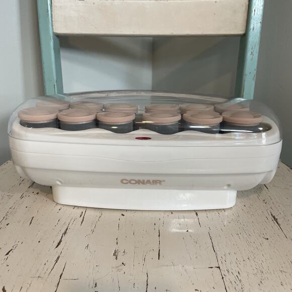 Conair Big Curls and Waves Jumbo Ceramic Hot Rollers 1 1/2 Inch - Pink - Picture 3 of 9